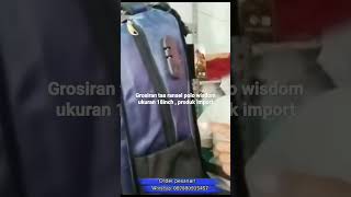 GROSIRAN TAS RANSEL POLO WISDOM UKURAN 18INCH#anto88channel#jualanonlain#jakartapusat#viral#video