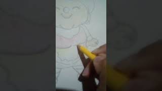 pintando a mamá Noel uwu