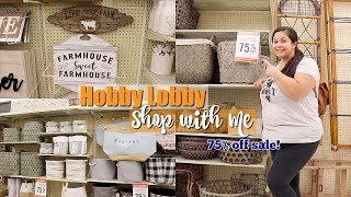 Hobby Lobby Shop with Me! || 75% off Sale!