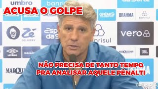 RENATO SOLTA AVISO PRA ARBITRAGEM