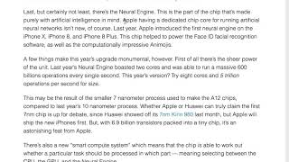 A12 bionic chips   AI powerhouse