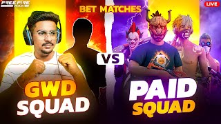 👑BET MATCHES IN LIVE 😎 UNLIMITED , NO ROOFS,NO AWM,NO CHIPS 🔥min = 100 and max = 500😎|| LIVE🛑