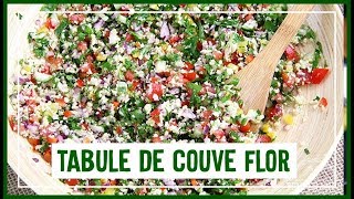 TABULE LOW CARB DE COUVE FLOR