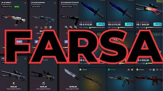 OS SITES DE SKINS DE CSGO SÃO UMA FARSA!! (PARE DE PERDER DINHEIRO)