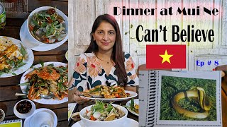 Mui Ne Dinner Night | Unusual Dinner Menu | Seafood at Mui Ne | Amazing seaside Restaurant