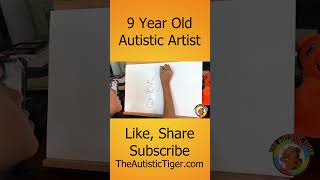 9yo Autistic Savant Draws - Sonic and Knuckles #shorts