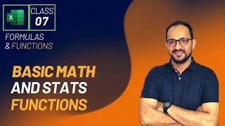 Basic Math and Statistics Functions in Excel