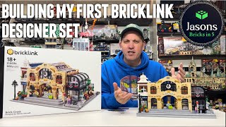 Building my first Bricklink Designer series set | Brickcross station | set 910034