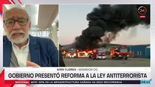 Senador Flores conversa sobre presentación de Ley Antiterrorista en 24Horas TVN