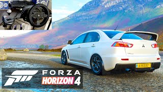 MITSUBISHI LANCER EVOLUTION X GSR　OFFROAD DRIVE   Forza Horizon4 Thrustmaster Steering Wheel