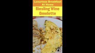 AMAZING Wine Omelette That Will Make You Feel Like Eating At A Five Star Hotel #shorts