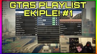 Efe Uygaç - Ekiple GTA 5 Playlist Oynuyor! PARKURLAR VE KOMİK ANLAR!