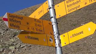 3 Hiking from Rotenboden to Riffelalp(part of Gornergrat to Zermatt), near Matterhorn, Switzerland