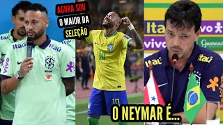 NEYMAR QUEBRAR RECORDE DO REI PELÉ E OLHA O QUE ELE FALOU APÓS JOGO / DINIZ TAMBÉM NÃO FICOU CALADO