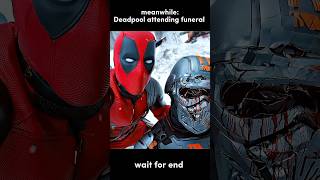 Deadpool attending funeral mcu 😳#shorts #marvel #avengers