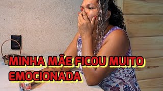 MÃE CHOROU MUITO AO FALA DA CASA DELA