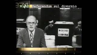 Tg del 14 maggio 1974. L'Italia dice sì al divorzio