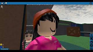 JOGANDO #roblox COM MINHA AMIGA- FLOOD ESCAPE( ESPECIAL 100 INSCRITOS)