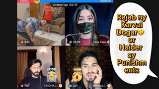 Rajabbutt Haider or MaanDogar ki Ayi Shamat🫣||Punishments hi punishments||TikokLive ||RajabFamily