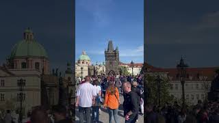 Ancient Prague - beauty of Karlov bridge 🇨🇿 #shorts #short