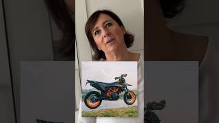 Spavento mia mamma in moto