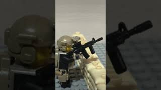 Lego stop motion, weapons testing ￼