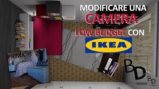 Arredare una Camera da Letto LOW BUDGET con IKEA | Belula Design