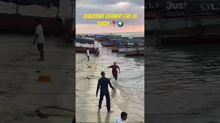 Cuando cae la tarde , zanzibar se llena de jovenes haciendo deporte #travel #shortsvideo #shortvideo