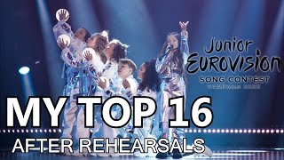 Junior Eurovision 2022 | MY TOP 16 (after rehearsals) | From Poland