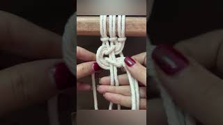 The Wave Knot( square knot variation)