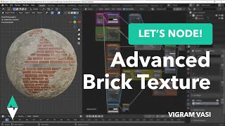 Arch Wiz: Realistic Brick with Cement Texture Node Setup | Blender Texture Node Setup Process