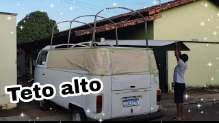 Levantando o teto da Kombi ansiedade. Mundo da Lara 33.