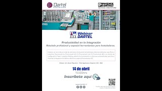 Webinar Dartel Electricidad - Productividad en la Integración. Rotulado profesional y herramientas