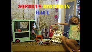 Sophia's Birthday Haul! - September 17, 2017