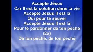 Cantique (Accepte Jésus) SONY DEMESTRE