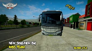 SHARE MOD BUSSID SKYLINER MBS TEAM || MOD BUSSID TERBARU || BUSSID V3.2