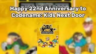 Happy 22nd Anniversary to Codename: Kids Next Door (2002-2024)