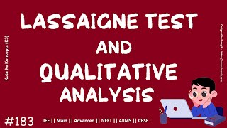 Lassaigne Test || Qualitative Analysis of Organic Compounds || Kota Ke Koncepts