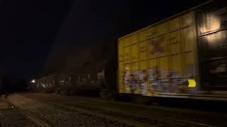 NS 1180 SD70ACe leads NS 10K with an early DPU & a shorter train (also a Nice K5LLA!) at Piscataway