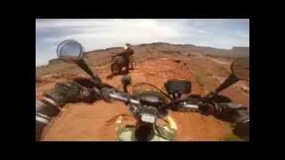 DualSport Utah  Jim Ryan 2014 Sample Video #1  Moab, Utah Enduro