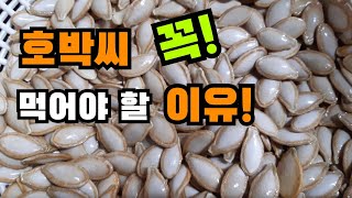 호박씨 꼭 먹어야 할 이유! 호박씨 볶는법, 호박씨 먹는법, 호박씨 효능, pumpkin