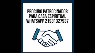 Procuro patrocinador para casa espiritual - RJ