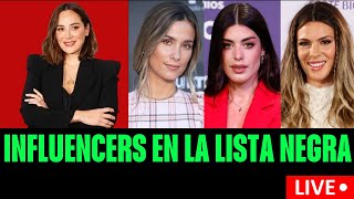 Influencers en la Lista Negra