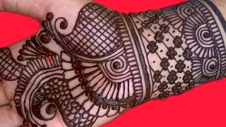 Beautiful mehndi design ||Mehndi design for festivals ||Easy Mehndi design ||Simple fronthand mehndi