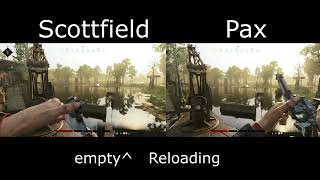 Hunt showdown - Scottfield vs Pax comparison