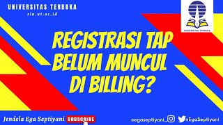 SOLUSI JIKA MATA KULIAH TAP BELUM MUNCUL SAAT REGISTRASI