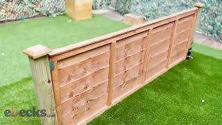 2ft Overlap Fence Panel | eDecks