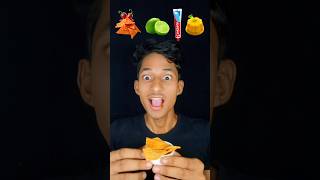 Eating Challenge🥵🌶️🍋🪥🧀#asmr #food #mukbang #shorts