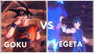 GOKU VS VEGETA DRAGON BALL XENAOVERE 2