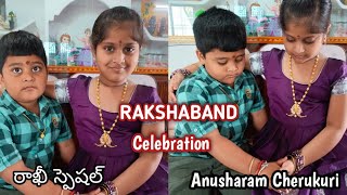 Sreshta & Jaianesh Rakhi celebrations || Raksha Bandhan || Rakhi special @Anusharamcherukuri